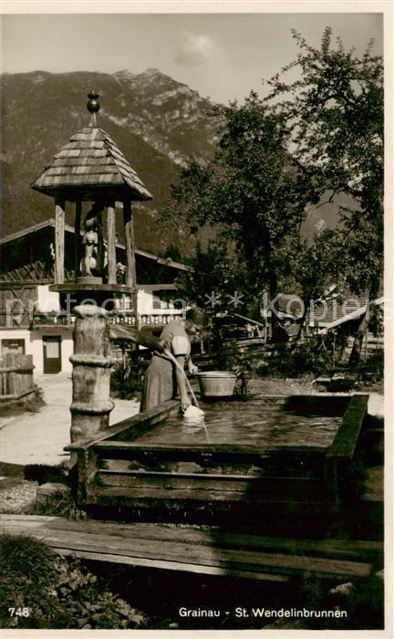 Grainau St Wendelinbrunnen