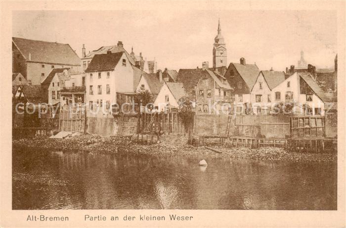BREMEN  CITY Partie an der kleinen Weser