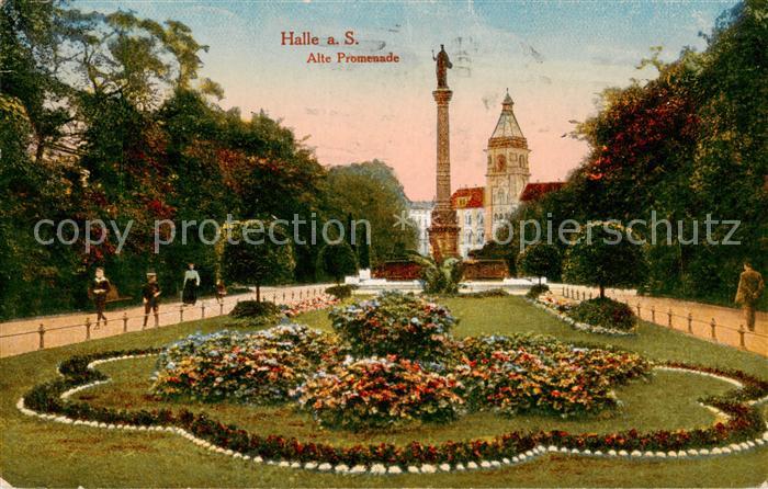 Halle Saale Alte Promenade Feldpost