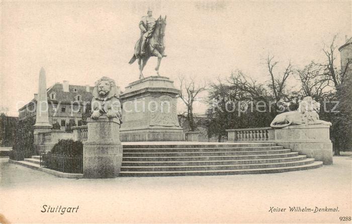STUTTGART  CITY Kaiser Wilhelm Denkmal