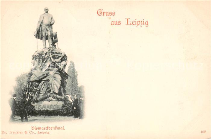 LEIPZIG Sachsen Bismarckdenkmal