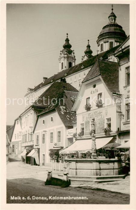 Melk Donau Kolomanbrunnen