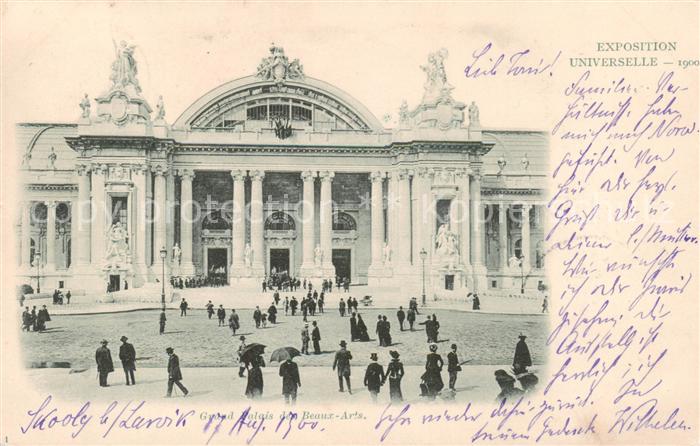 Exposition Universelle Paris 1900 Grand Palais des Beaux Arts