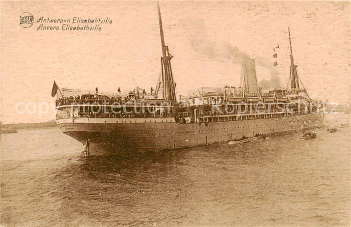 Dampfer Oceanliner Anvers Elisabethville