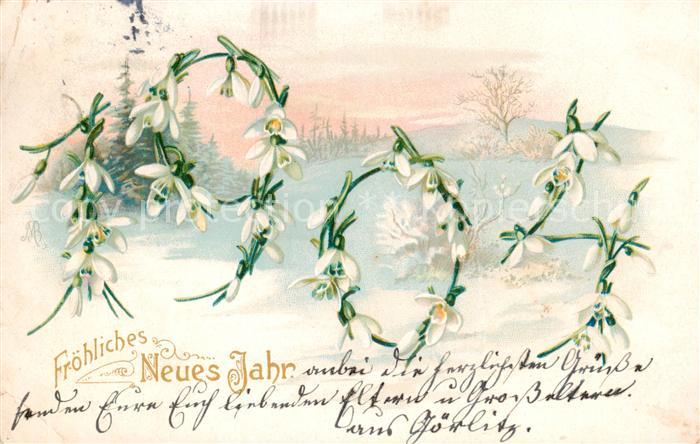 Jahreszahl Year Annee Ano 1904 Neues Jahr