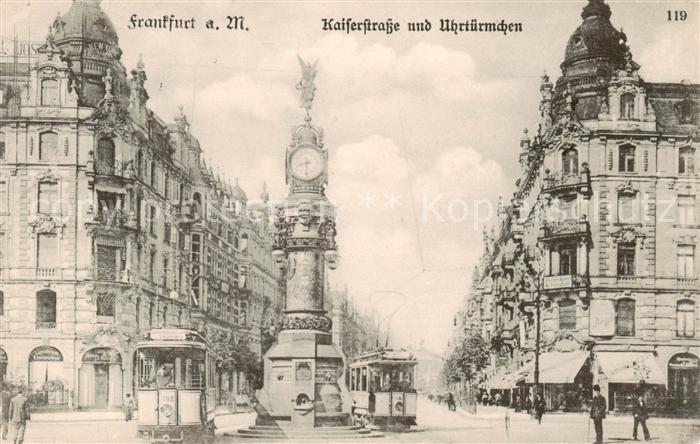 Strassenbahn Tramway-- Frankfurt am Main Kaiferftrasse