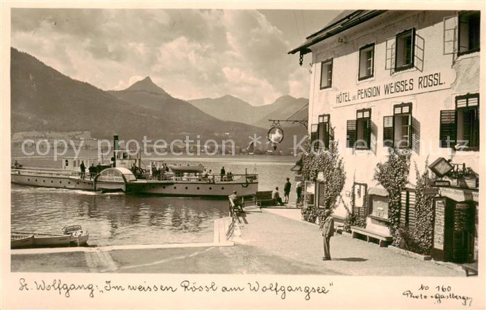 Dampfer Seitenrad St. Wolfgang Schafberg Wolfgangsee