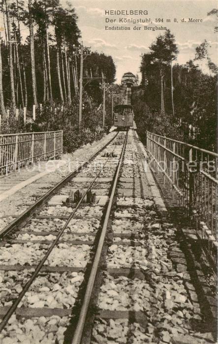 Bergbahn Heidelberg  Der Koenigstuhl