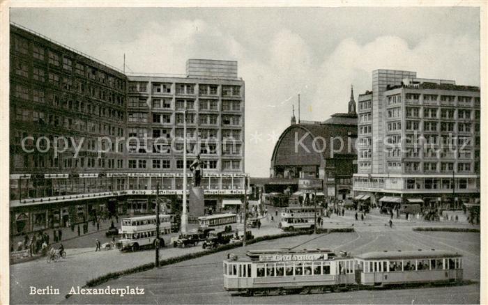 Strassenbahn Tramway-- Berlin Alexanderplatz