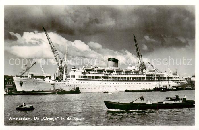 Dampfer Oceanliner Amsterdam De Oranje
