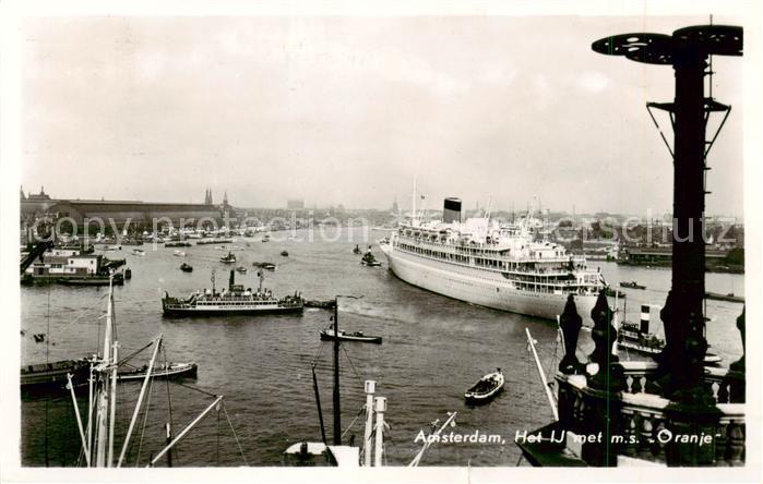 Dampfer Oceanliner Amsterdam M.S.Oranje