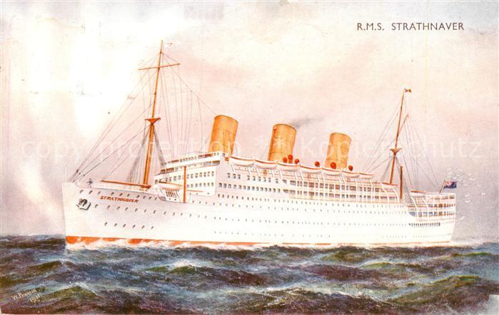 Dampfer Oceanliner R.M.S. Strathnaver
