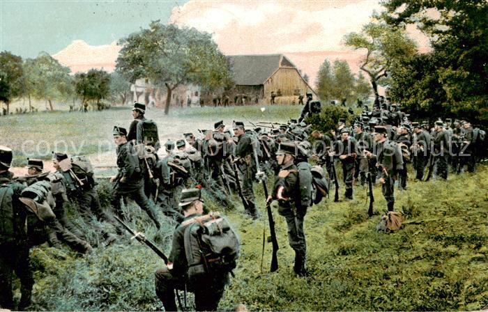 Militaria Schweiz Schuetzen Bat