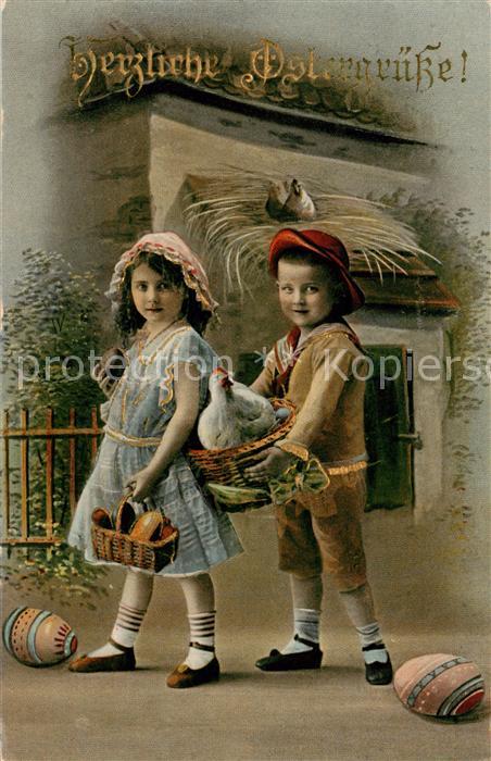 Kinder Child Enfants Ostergruesse