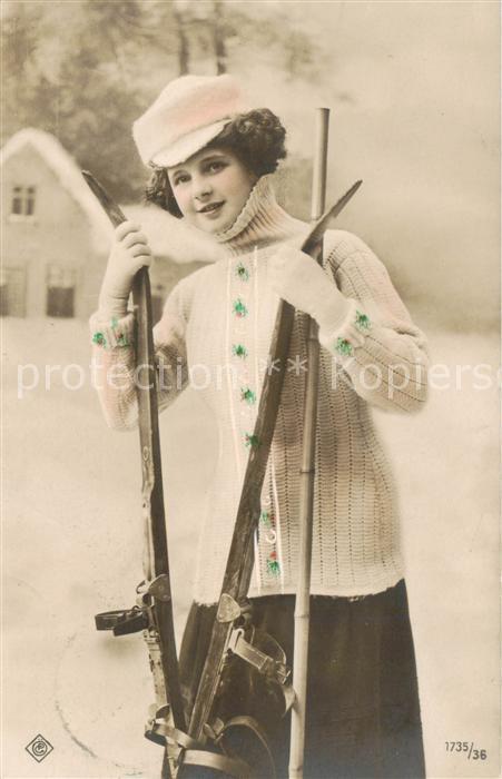 Foto OePG Nr. Nr.1735/36 Frau Sky