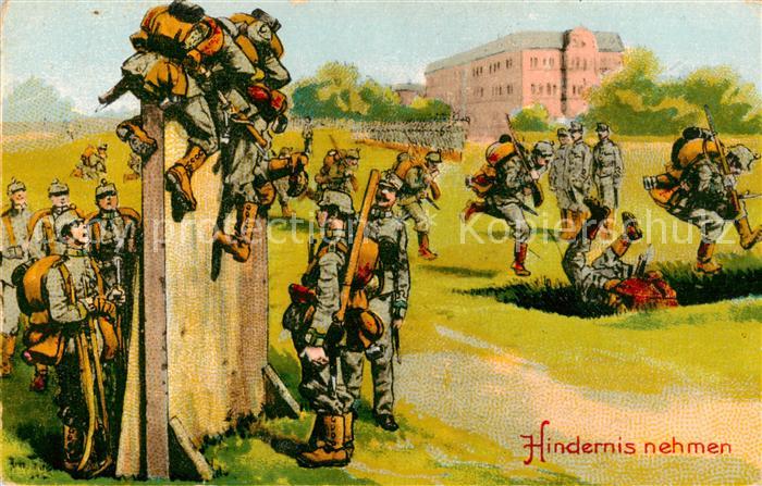 Militaria Schweiz Hindermis nehmen