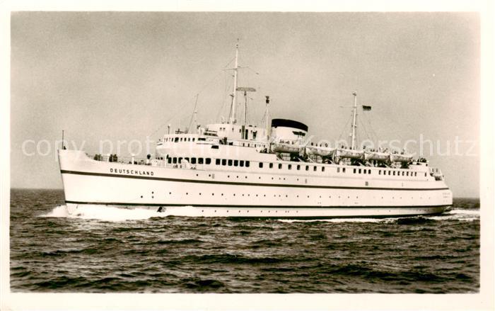 Dampfer Oceanliner Bundesbahn Hochsee Fahrschiff Deutschland