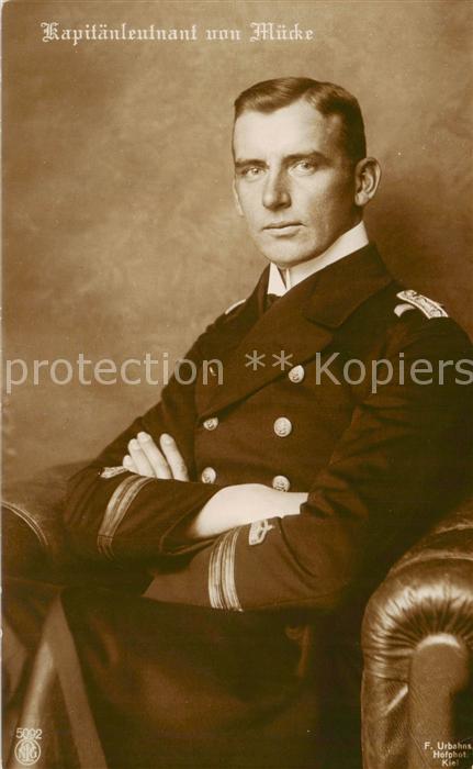 Foto NPG Nr. Nr.5092 Kapitaenlentnant von Muecke