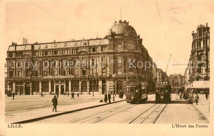 Strassenbahn Tramway-- Lille L Hotel Pastes