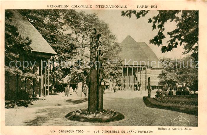 Exposition Coloniale Internationale Pari Camerout Togo