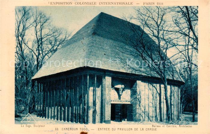 Exposition Coloniale Internationale Paris 1931 Cameroun Togo