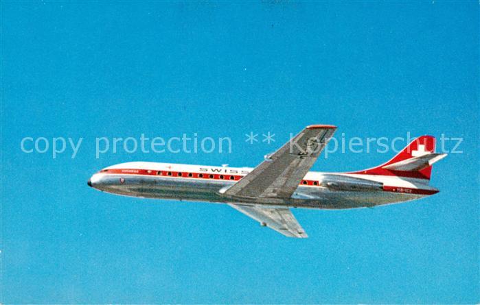Flugzeuge Zivil Swissair Caravelle