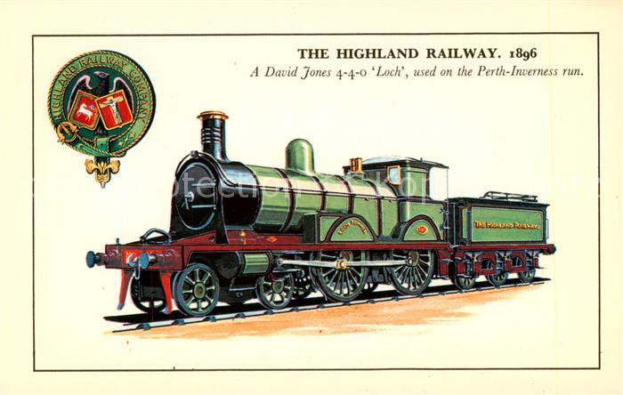 Eisenbahn Railway Chemin de Fer Highland 1896
