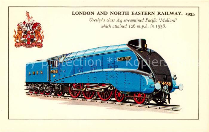 Eisenbahn Railway Chemin de Fer London North Eastern 1935