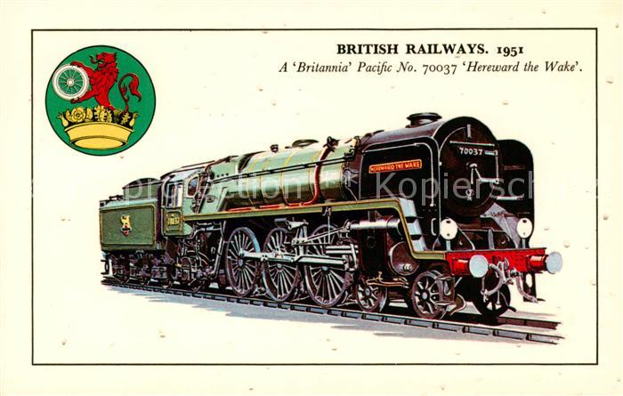 Eisenbahn Railway Chemin de Fer British 1951
