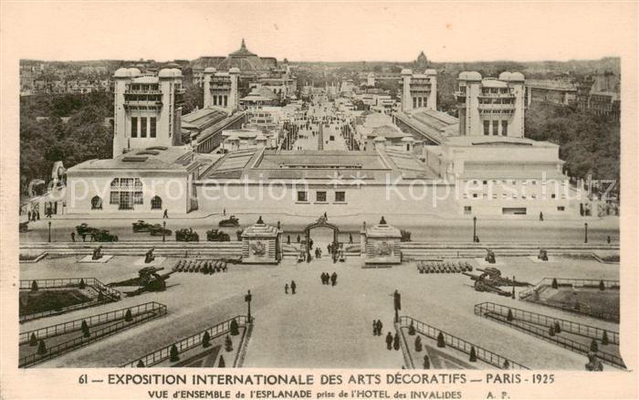 Exposition Arts Decoratifs Paris 1925 Vue d Ensemble de I Esplanade