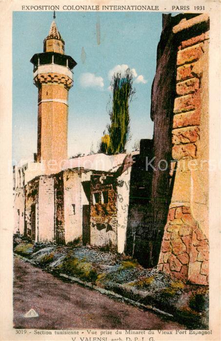 Exposition Coloniale Internationale Paris 1931 Section tunisienne V.Valensi