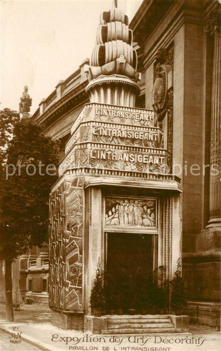 Foto AN Paris (Noyer) Nr. Nr.21 Exposition des Arts Decoratifs Pa