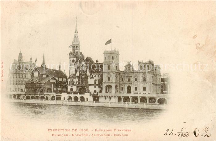 Exposition Universelle Paris 1900 Pavillon Etrangers
