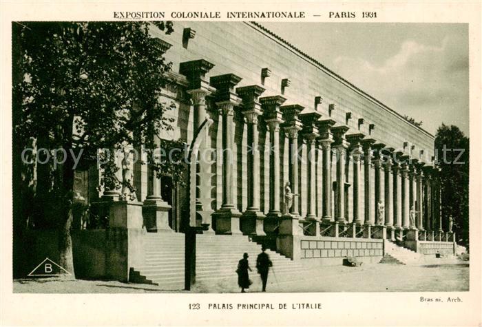 Exposition Coloniale Internationale Paris 1931 Palais Principal de L Italie