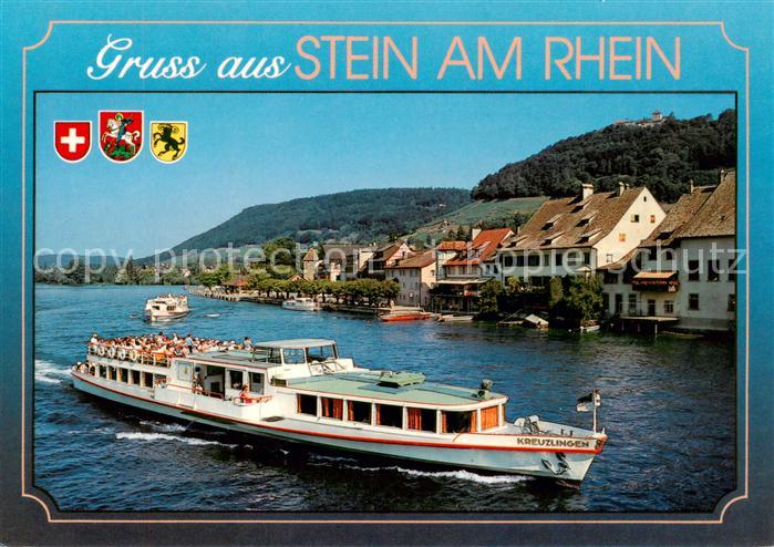 Dampfer Binnenschifffahrt Stein am Rhein Burg Hohenklingen