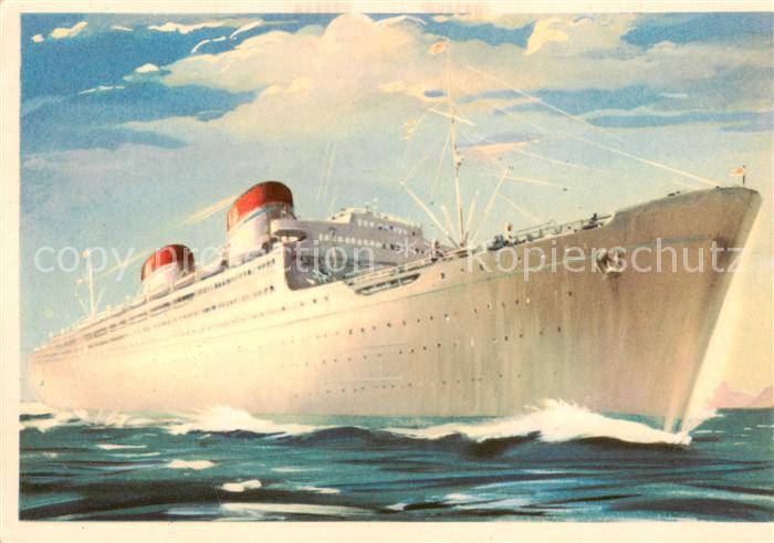 Dampfer Oceanliner ITALIA GenovaConte Grande