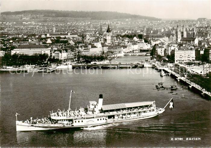 Dampfer Seitenrad Zuerich