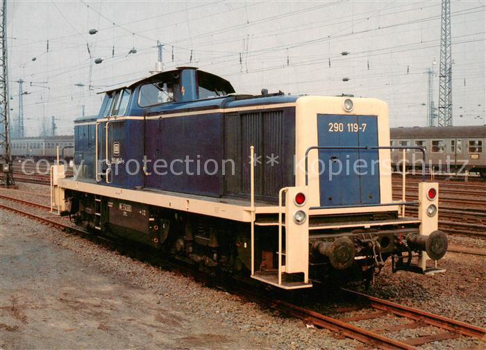 Eisenbahn Railway Chemin de Fer Baureihe 290 Brennkraftrangierlokomotive 119-7
