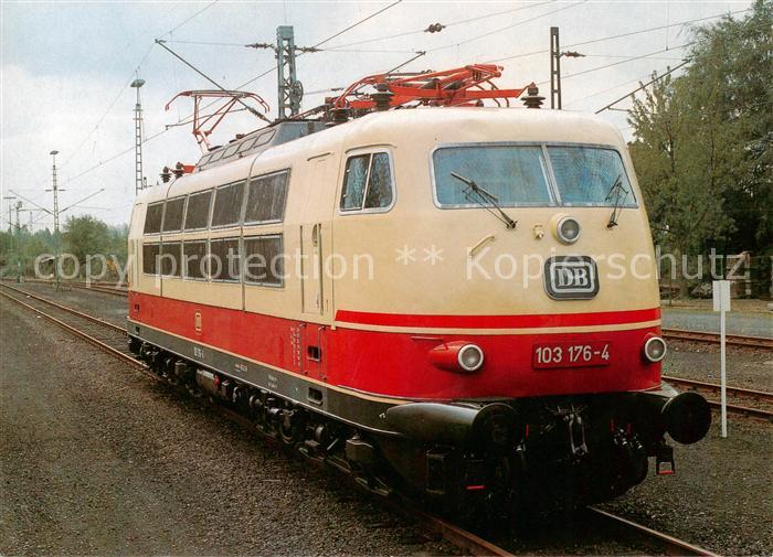 Eisenbahn Railway Chemin de Fer DB 103 176-4 Reisezugdinst