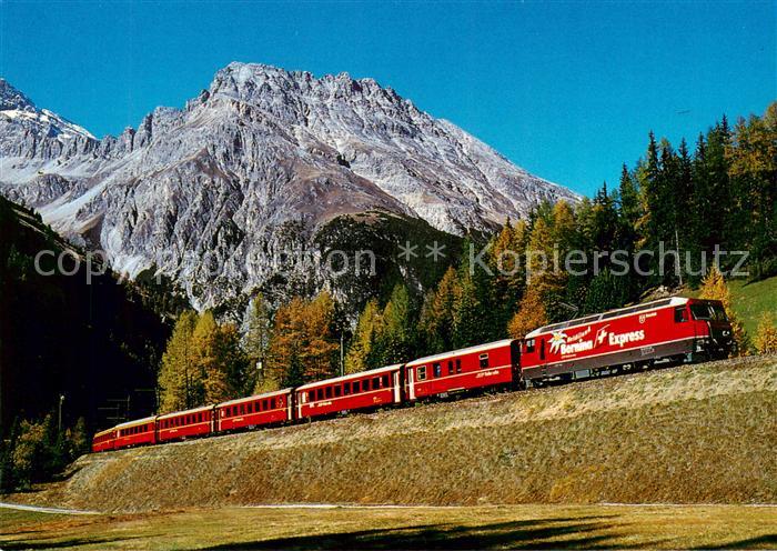 Eisenbahn Railway Chemin de Fer Heidiland Bernina Express RhB