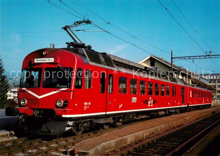 Eisenbahn Railway Chemin de Fer Emmental Burgdorf Thun Bahn EBT