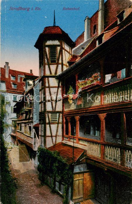 Strassburg Elsass Rabenhof Feldpost