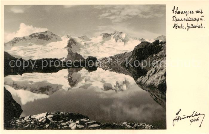 Schwarzsee Tirol mit Turnerkamp und Moesele im Zillertal