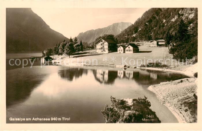 Gaisalpe Achensee Tirol AT Panorama