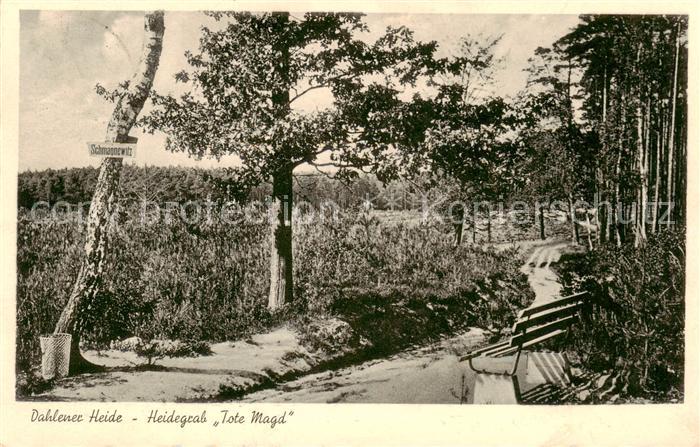Dahlener-Heide Dahlen Sachsen Heidegrab Tote Magd