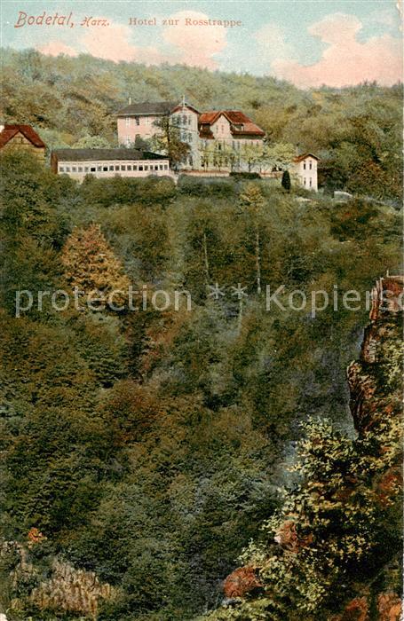 Bodetal Bodethal Harz Hotel zur Rosstrappe