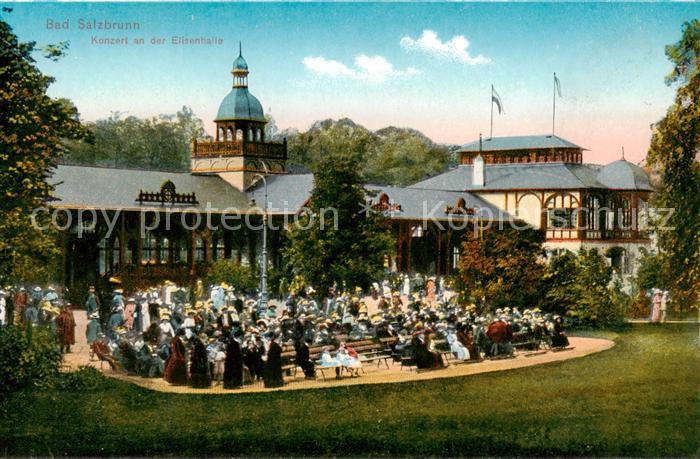 Bad Salzbrunn Szczawno-Zdroj PL Konzert an der Elisenhalle
