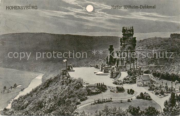 Hohensyburg Dortmund Kaiser Wilhelm Denkmal Feldpost