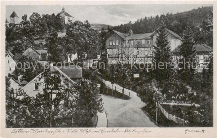 Elgersburg Wald Schloss und Eisenbahn Erholungsheim
