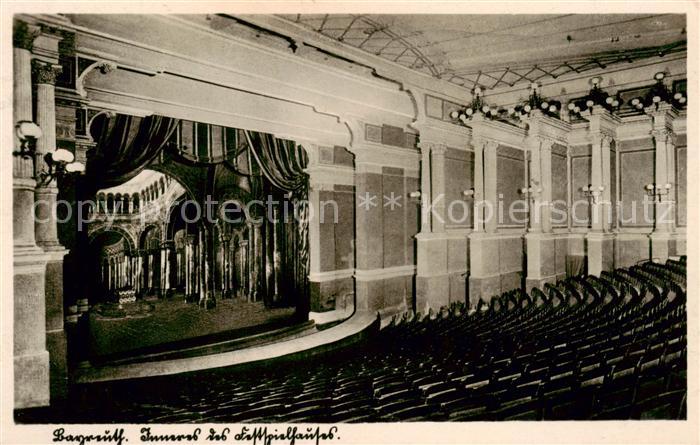 BAYREUTH Bayern Inneres des Festspielhauses